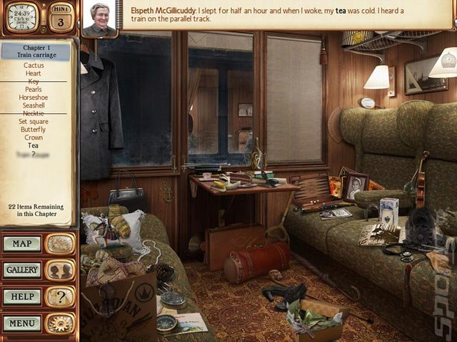 Agatha Christie Hidden Object Double Pack: Dead Man's Folly and 4:50 From Paddington - PC Screen