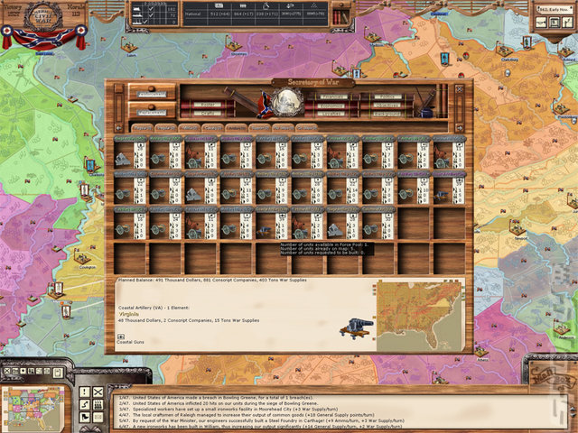 AGEOD Strategy Collection: Battles of 1750-1865 - PC Screen