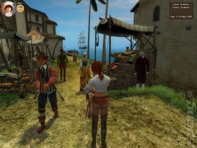 Age of Pirates: Caribbean Tales - PC Screen