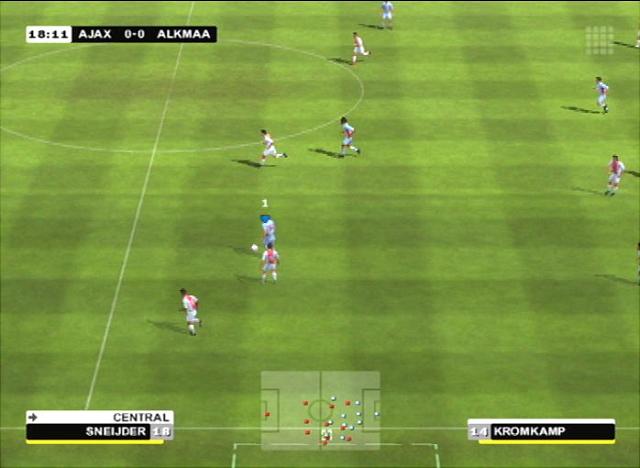 Ajax Club Football 2005 - PS2 Screen