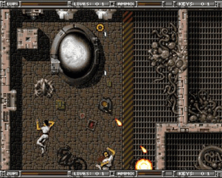 Alien Breed - Tower Assault - Amiga Screen