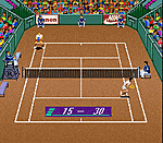 Andre Agassi Tennis - SNES Screen