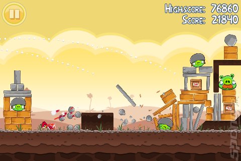 Angry Birds - PS3 Screen