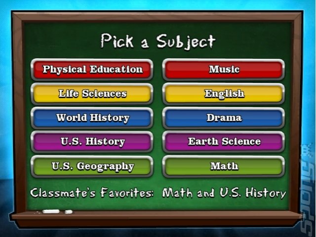 Are You Smarter Than A 5th Grader? Back to School - DS/DSi Screen
