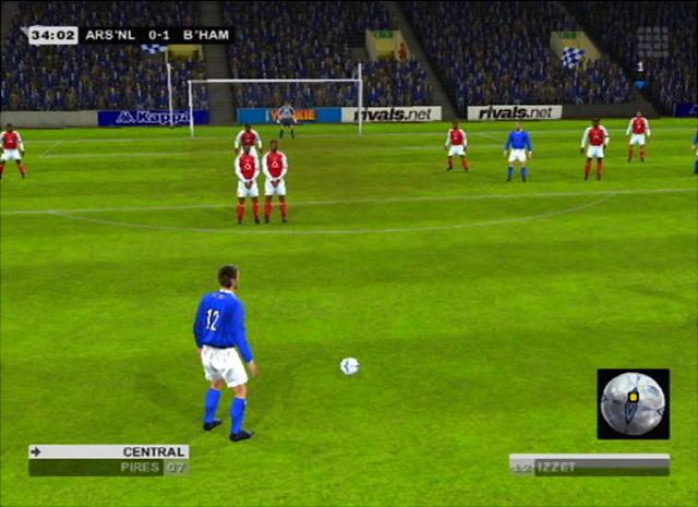 Arsenal Club Football 2005 - PC Screen