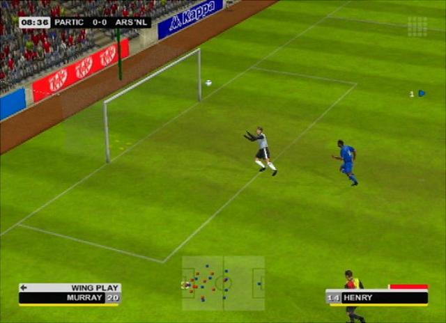 Arsenal Club Football 2005 - PC Screen