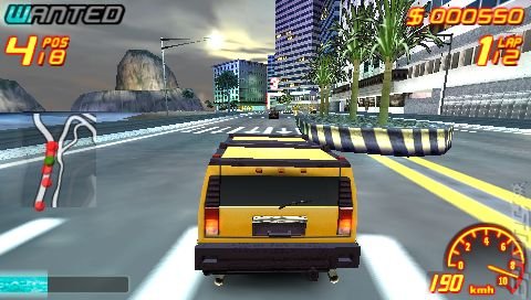 Asphalt 2: Urban GT - PSP Screen