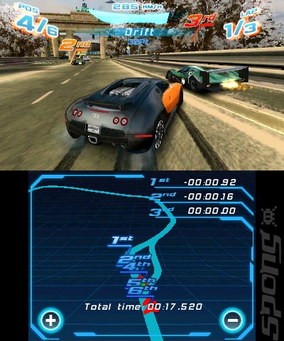 Asphalt 3D - 3DS/2DS Screen