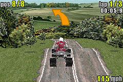 ATV Quad Power Racing - GBA Screen