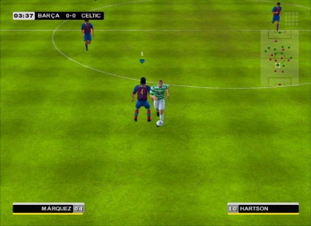 Barcelona Club Football 2005 - PS2 Screen