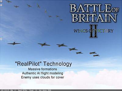 Battle of Britain: Wings of Victory II - PC Screen