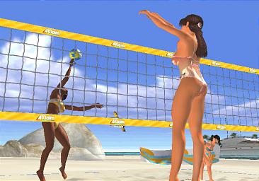 Summer Heat Beach Volleyball - PS2 Screen