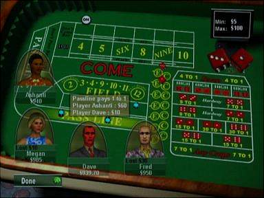 Bicycle Casino - Xbox Screen