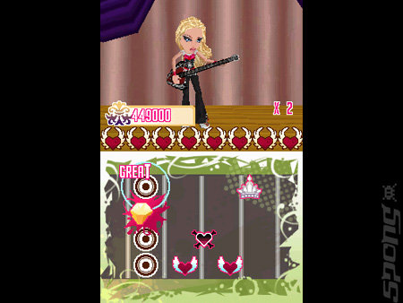 Bratz Girlz Really Rock - DS/DSi Screen
