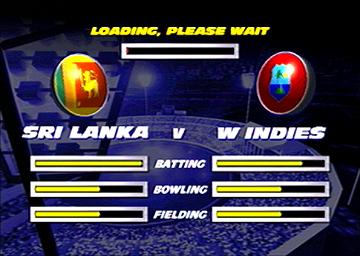 Brian Lara Cricket - PlayStation Screen