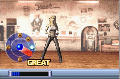 Britney's Dance Beat - GBA Screen