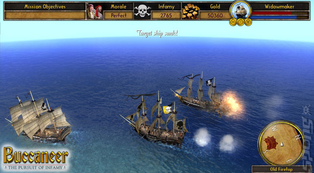 Buccaneer: The Pursuit of Infamy - PC Screen