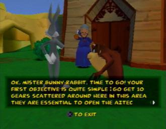 Bugs Bunny And Taz: Time Busters - PlayStation Screen