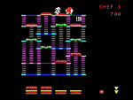 Burgertime - Colecovision Screen