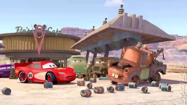 Cars Toon: Mater's Tall Tales - Wii Screen