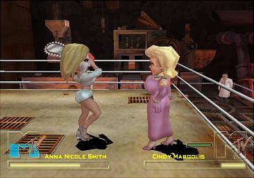 Celebrity Deathmatch - PS2 Screen