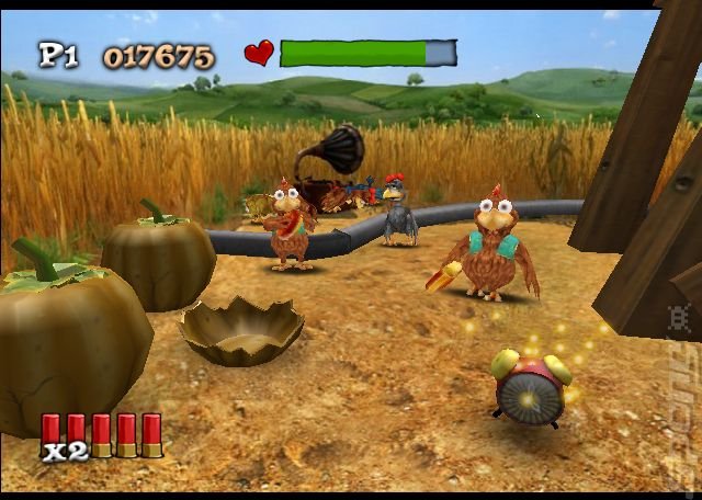 Chicken Riot - Wii Screen