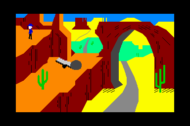 Cliff Hanger - C64 Screen