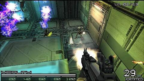 Coded Arms - PSP Screen