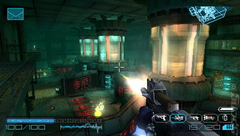 Coded Arms Contagion - PSP Screen