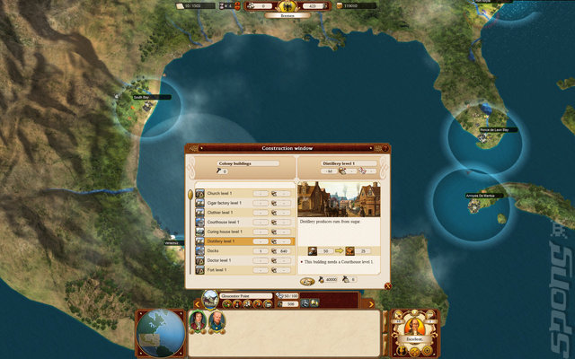 Commander: Conquest of the Americas - PC Screen