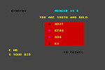 Contract Bridge - C64 Screen
