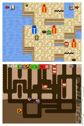 Dig Dug Digging Strike - DS/DSi Screen