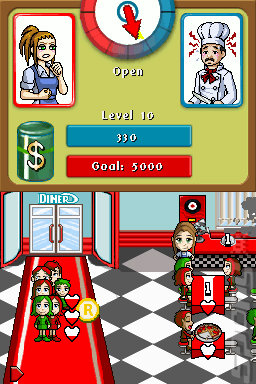 Diner Dash - DS/DSi Screen