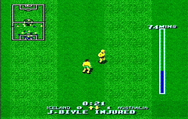 Dino Dini's Soccer - SNES Screen