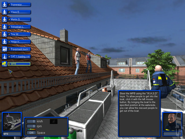 Disaster Response Unit: THW Simulator - PC Screen