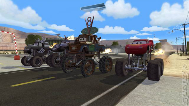 Disney Pixar Cars: Mater-National - Wii Screen