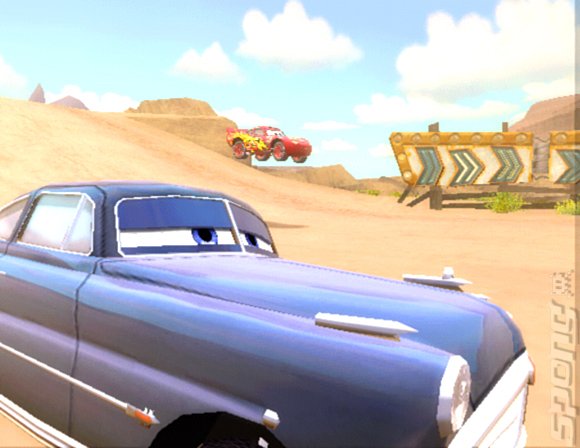 Disney Presents a PIXAR film: Cars - GameCube Screen