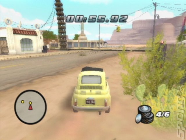 Disney Presents a PIXAR film: Cars - PS2 Screen