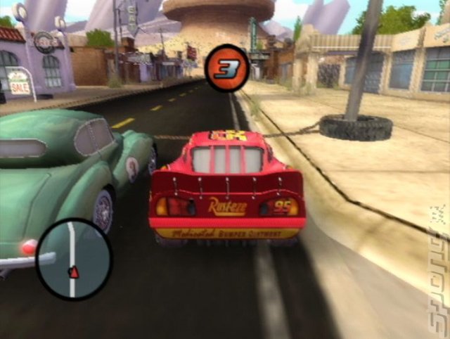 Disney Presents a PIXAR film: Cars - GameCube Screen