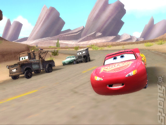 Disney Presents a PIXAR film: Cars - GameCube Screen