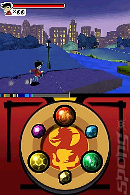 Disney's American Dragon: Jake Long, Attack of the Dark Dragon - DS/DSi Screen