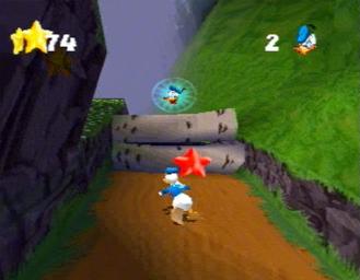 Donald Duck Quack Attack - PlayStation Screen