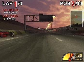 Downforce - PS2 Screen