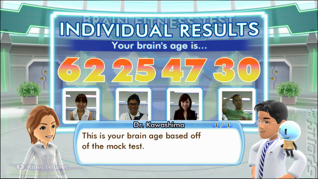 Dr Kawashima�s Body and Brain Exercises - Xbox 360 Screen