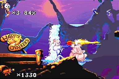 Earthworm Jim 2 - GBA Screen