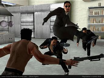 Enter the Matrix - PS2 Screen