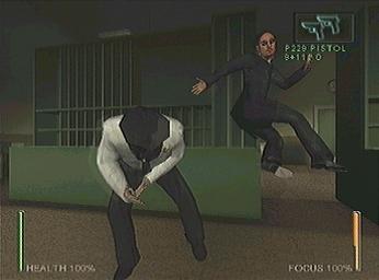 Enter the Matrix - PS2 Screen