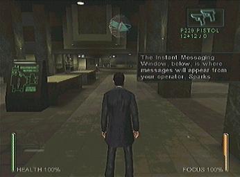 Enter the Matrix - PS2 Screen