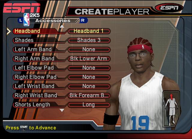 ESPN NBA 2K5 - PS2 Screen