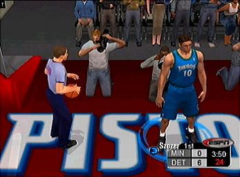 ESPN NBA Basketball - PS2 Screen